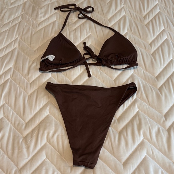 Toluca Swim Classic Brown Bikini Set - Picture 9 of 9